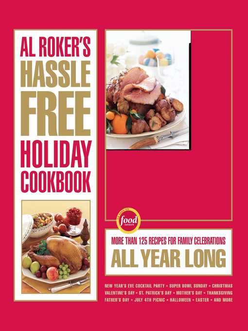 Title details for Al Roker's Hassle-Free Holiday Cookbook by Al Roker - Wait list
